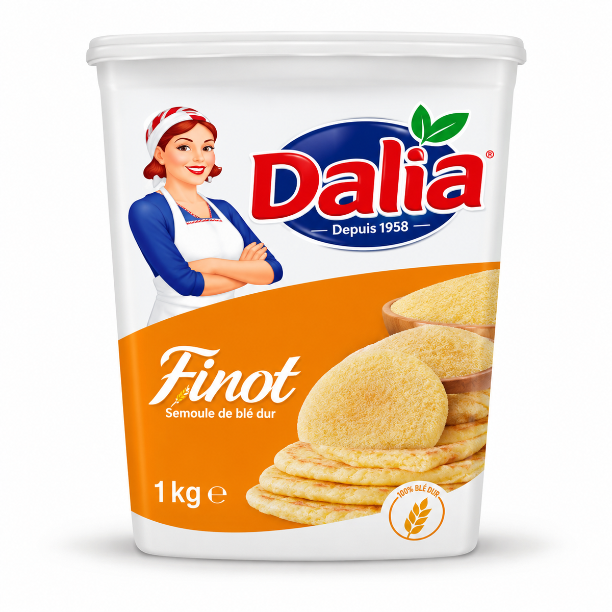 Semoule Finot de blé dur DALIA 1 KG