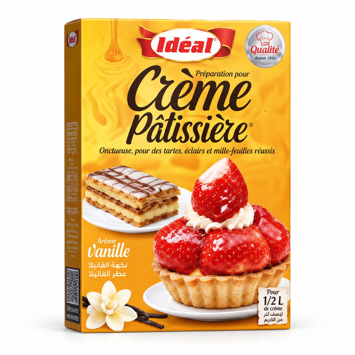 Crème pâtissière VANILLE IDÉAL